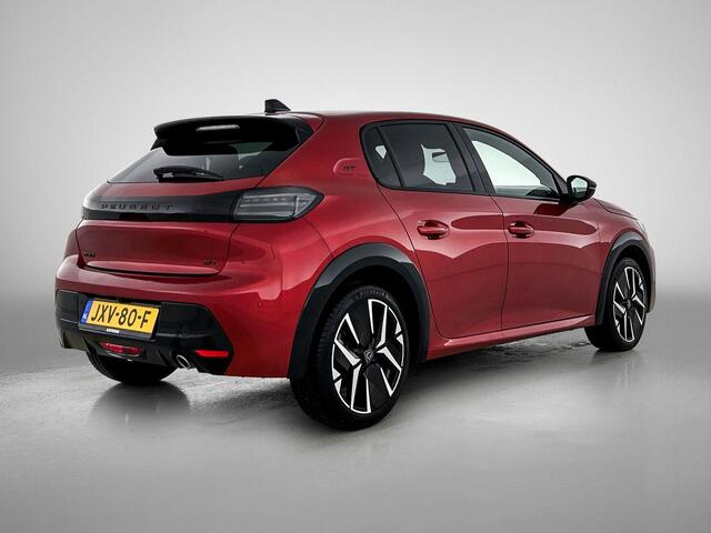 Peugeot 208 GT 100pk | Navigatie | Achteruitrijcamera | Climate Control | Cruise Control | Parkeersensoren v+a | Armsteun | Keyless | Full Led koplampen | Half lederen sportstoelen | Bluetooth | Draadloze Apple CarPlay / Android Auto + telefoonlader | DAB+ radio | Volledig digitaal instrumentenpaneel | Sfeerverlichting | Donker getint glas | 17" lichtmetalen velgen |