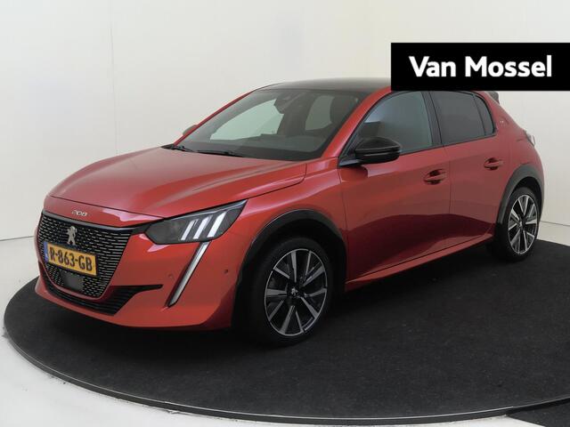 Peugeot 208 1.2 PureTech GT Pack | airco automatisch | Apple Carplay/Android | cruise control adaptief met Stop&Go en stuurhulp | dodehoek detectie |lederen/microvezel bekleding | LED koplampen | lichtmetalen velgen 17" | navigatiesysteem full map |