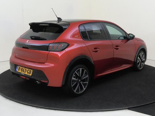 Peugeot 208 1.2 PureTech GT Pack | airco automatisch | Apple Carplay/Android | cruise control adaptief met Stop&Go en stuurhulp | dodehoek detectie |lederen/microvezel bekleding | LED koplampen | lichtmetalen velgen 17" | navigatiesysteem full map |
