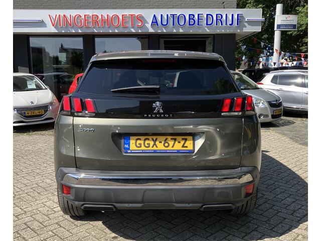 Peugeot 3008 1.2 130PK Allure **Mooie kleur Amazonite-Lederen bekleding-LM-velgen-Navigatie-Parkeercamera**