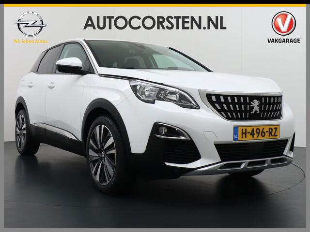 Peugeot 3008 T131PK Blue Premium Apple Carplay Android Auto 360°Camera Lmv 19" Cruise Control Navi Ecc Pdc Dab Regen-Lichtsensor Keyless Led Privacy Glas Visio park 1 Draadloze telefoonlader Rijstrooksensor Verkeersbord detectie Pack City Origineel Nederlandse Auto