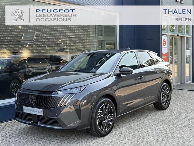 Peugeot 3008 1.2 Hybrid 145 PK Allure | Bouwjaar 2025 | Automaat | Panorama Navigatie | Keyless Entry | Parkeer Camera | Cruise Control | AGR Stoel | Stoelverwarming | Climate Control | LED Verlichting | 19 Inch Lichtmetalen Velgen |