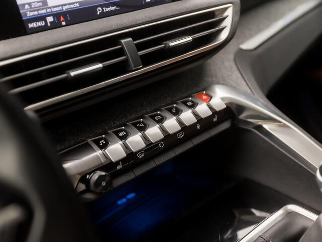 Peugeot 3008 1.2 PureTech Sport (APPLE CARPLAY, GROOT NAVI, MEMORY SEATS, STOELVERWARMING, LEDEREN SPORTSTOELEN, KEYLESS, 360 CAMERA, LANE ASSIST, GETINT GLAS, NIEUWSTAAT)