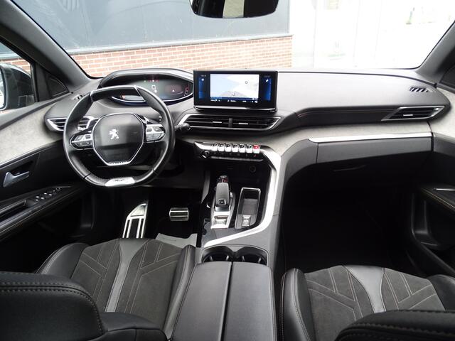 Peugeot 3008 1.2 PureTech Blue Lease GT Automaat, F1-Flippers, Navigatie, Achteruitrijcamera, Bordenherkenning, Dode hoek, Carplay, Leder Sport Interieur, Airco/ECC, Cruisecontrol, Parkeersensoren, LM-Velgen