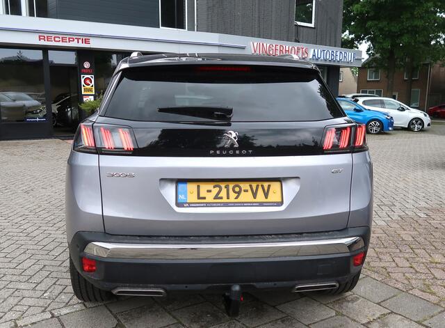 Peugeot 3008 1.6-16v * GT * AUTOMAAT * Nieuw Geleverd en geheel Onderhouden * Alcantara / Leder Interieur * OpenSchuifdak / Panoramadak * Night Nacht Vision * Trekhaak * 1.500 Kg Trekvermogen * Navigatie * Dodehoeksensoren * Voor- en Achter Parkeer Camera * Vingerhoet