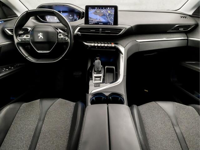 Peugeot 3008 1.2 PureTech Sport Automaat (APPLE CARPLAY, GROOT NAVI, 360 CAMERA, TREKHAAK, LEDER, KEYLESS, SPORTSTOELEN, CRUISE, GETINT GLAS, NIEUWE APK, NIEUWSTAAT)