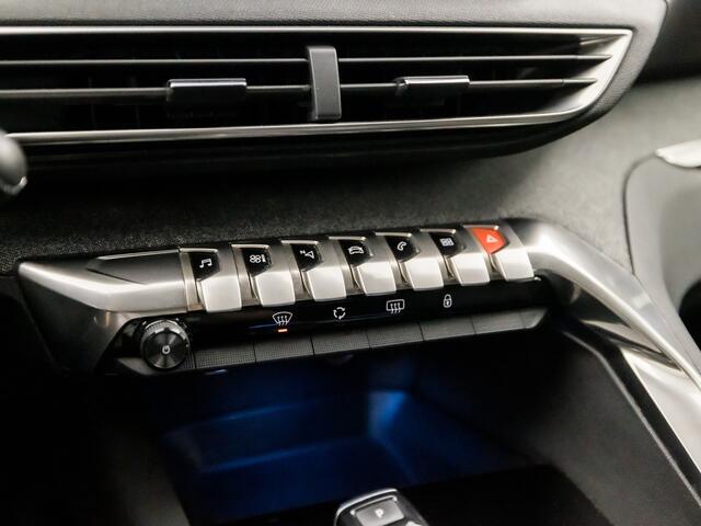 Peugeot 3008 1.2 PureTech Sport Automaat (APPLE CARPLAY, GROOT NAVI, 360 CAMERA, TREKHAAK, LEDER, KEYLESS, SPORTSTOELEN, CRUISE, GETINT GLAS, NIEUWE APK, NIEUWSTAAT)