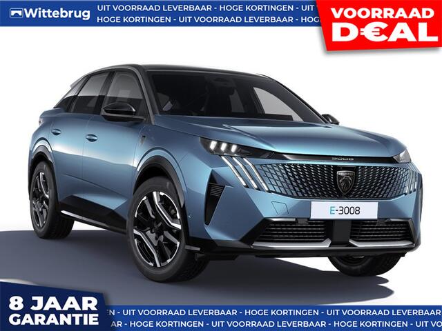 Peugeot 3008 e-3008 GT Avantage 210 73 kWh LAGE BIJTELLING! - GRATIS WALLBOX - 8 JAAR GARANTIE