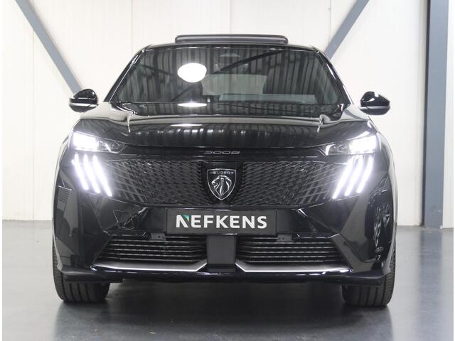 Peugeot 3008 e-3008 Launch Edition 325PK Dual Motor 73 kWh | Lederen Bekleding | Warmtepomp | Geventileerde Voorstoelen | Panoramadak | Keyless | Navigatie | ClimateControl | Dodehoekdetectie | AppleCarPlay/AndroidAuto | 360 Camera | Verwarmbare Voorstoelen | Adaptive
