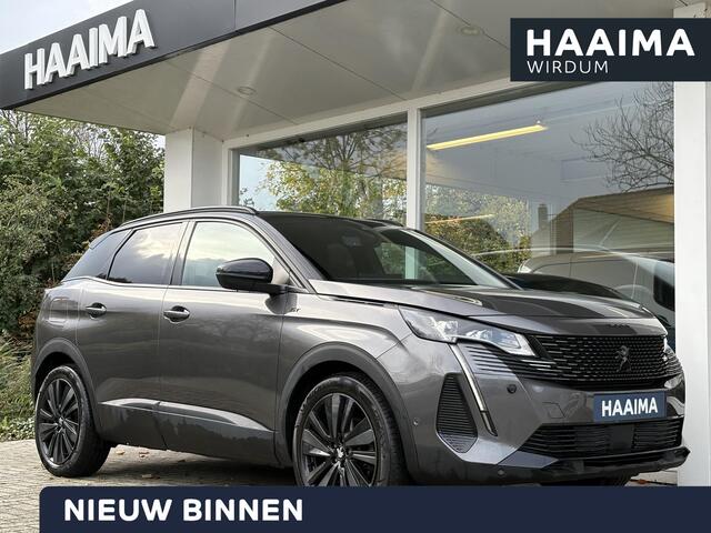 Peugeot 3008 1.2T 130pk Automaat GT Black Pack |Adaptieve Cruise Control | Elektr. achterklep | Trekhaak | Stoelverwarming | Camera | 3D Cockpit | Navigatie |