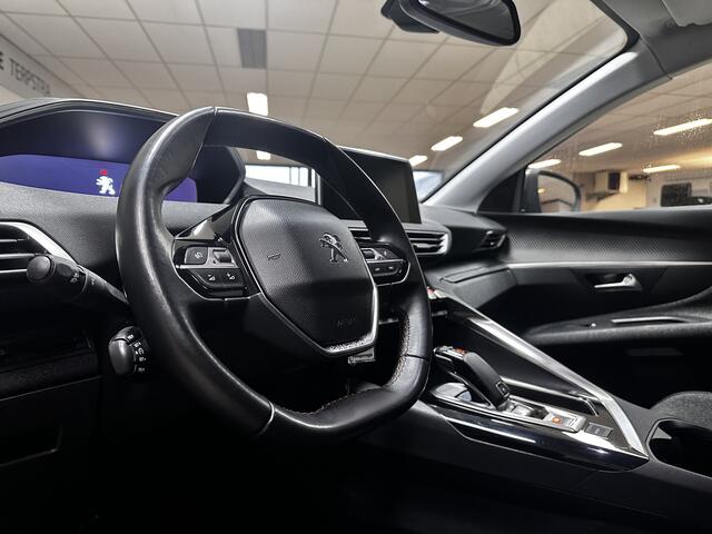 Peugeot 3008 1.2 PureTech Active/ Automaat!/ Dealer onderhouden!/ Virtual Cockpit/ Camera/ Apple + Android/ 17'' LMV/ Lane-Assist./ Navi/ Clima/ Cruise/ Bluetooth/ Armsteun/ Multi. LEDER. Stuur/ Mistl./ PDC/ Extra getint glas