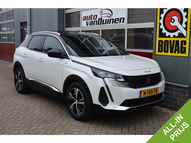 Peugeot 3008 1.2 PureTech GT O.a: Pano, LED, Camera, Carplay, ACC, Clima, Navi, Etc. All-in prijs!