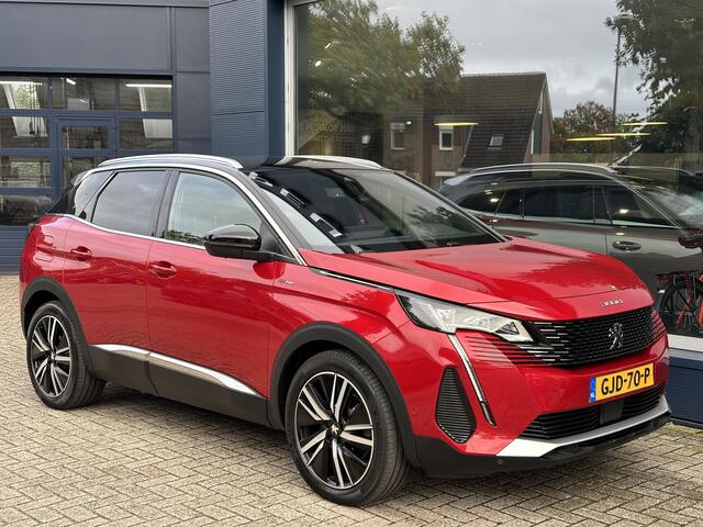 Peugeot 3008 1.6 HYbrid 225 GT | Navigatie | Plug in Hybride | Trekhaak 1250 KG Afneembaar | Elektrische Achterklep | Full LED Verlichting | Automaat | Dodehoek bewaking | Stoelverwarming | Adaptieve Cruise Control |19 inch Lichtmetaal | Camera | Stoelverwarming |
