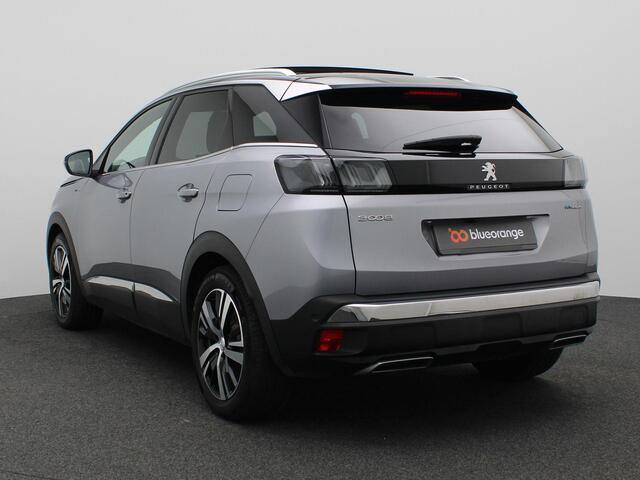 Peugeot 3008 1.6 HYbrid4 GT Pack Business 300PK SOH 100%, Pano-Schuifdak, Keyless, Adaptieve Cruise Controle, Elektrische Achterklep, 360gr. Camera, Stoelverwarming, 17" LM Velgen