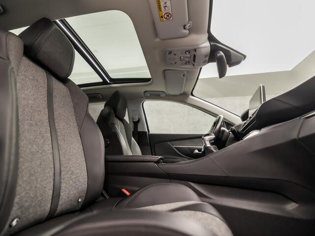 Peugeot 3008 1.2 PureTech Premium Sport (PANORAMADAK, APPLE CARPLAY, GROOT NAVI, LEDER, 360 CAMERA, KEYLESS, SPORTSTOELEN, GETINT GLAS, LED KOPLAMPEN, LANE ASSIST, NIEUWSTAAT)