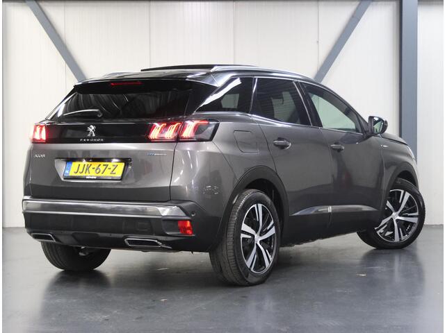 Peugeot 3008 1.6 HYbrid4 300PK GT | AppleCarPlay/AndroidAuto | 4x4! | Navigatie | Stoelverwarming | Schuifkanteldak | Adaptive Cruise Control | Keyless | FULL LED | 360'Camera | Isofix | Privacy Glass | Elektrische Klep |