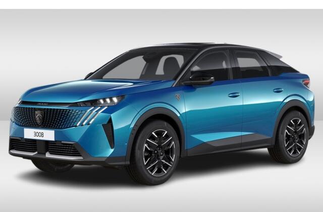 Peugeot 3008 1.2 Hybrid 145 GT Exclusive | Leder/Alcantara | Panoramadak | 360 Vision Pack