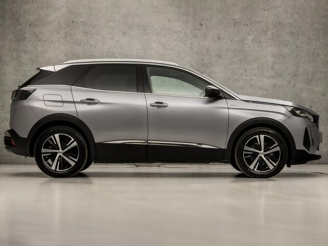 Peugeot 3008 1.6 HYbrid 225 GT 225Pk Automaat (PANORAMADAK, APPLE CARPLAY, GROOT NAVI, 360 CAMERA, LEDER, SPORTSTOELEN, ADAPTIVE CRUISE, SFEERVERLICHTING, GETINT GLAS, KEYLESS, NIEUWSTAAT)