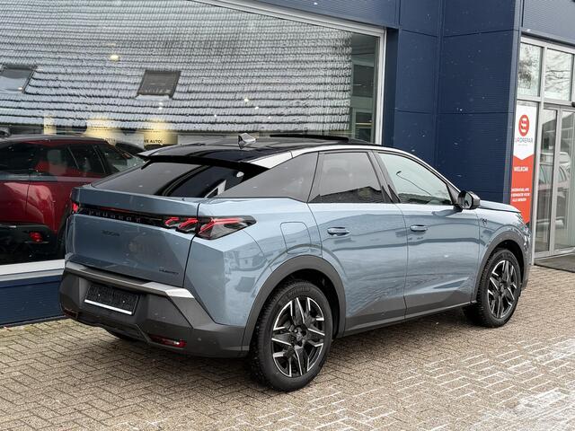 Peugeot 3008 1.2 Hybrid 145 GT Exclusive | Meest Complete van NL | Bouwjaar 10-2025 | Ruim ¤ 11.000 Voordeel | Panorama/Schuif-Kanteldak | Afn. Trekhaak 1200 KG | FOCAL Audio | Luxe Alcantara & Leder Interieur met Massage | 360 Vision Camera | Navigatie | Adaptieve Cr