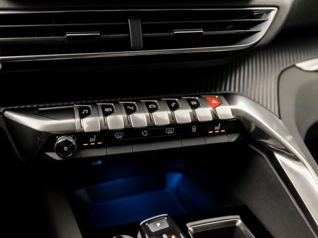 Peugeot 3008 1.2 PureTech Allure Sport Automaat (APPLE CARPLAY, GROOT NAVI, LEDER, 360 CAMERA, STOELVERWARMING, SPORTSTOELEN, GETINT GLAS, KEYLESS, NIEUWSTAAT)