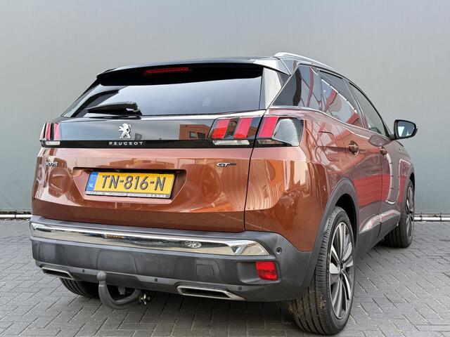 Peugeot 3008 BWJ 2018 1.6 e-THP 165 PK GT Line AUTOMAAT | TREKHAAK | PANODAK | FULL LED | HALF LEDER | ELEKTR. ACHTERKLEP | DAB | CARPLAY + ANDROID | NAVI | CLIMA | CRUISE | LMV | PDC