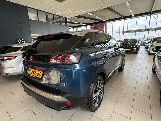 Peugeot 3008 BWJ 2021 1.2 PureTech 131 PK Blue Lease Allure TREKHAAK | FULL LED | 360 CAMERA | HALF LEDER | KEYLESS | ELEKTR. ACHTERKLEP | CARPLAY + ANDROID | NAVI | CLIMA | CRUISE | LMV | PDC