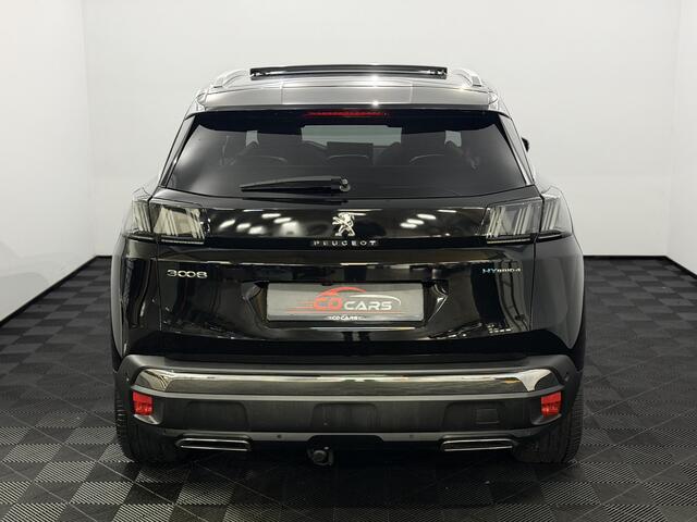 Peugeot 3008 1.6 HYbrid4 300 GT Pack Business Panoramadak, 360 Camera, Navi, Keyless start, Rijstrook correctie, Stoelverwarming, Elektrische achterklep, Half leder