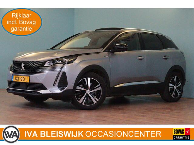 Peugeot 3008 1.6 HYbrid 225 GT | NAVI | CAMERA + PDC | ADAP CRUISE | SCHUIF / KANTELDAK | LANE-ASSIST |