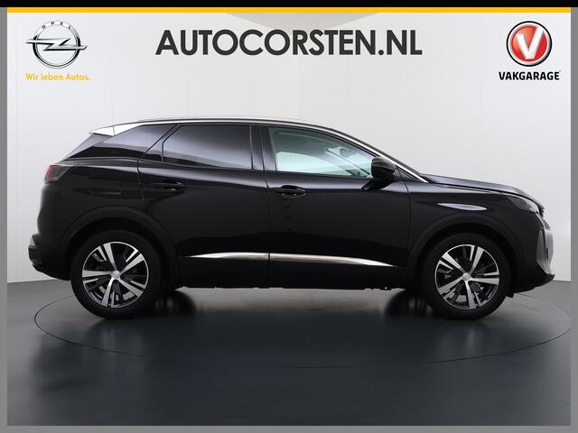 Peugeot 3008 1.2T 131PK AUT. Trekhaak 360°Camera 1/2 Leer 18" Navi Ecc Apple Carplay Android Connected-Apps Cruise Control Pdc Blue Premium Keyless Elek.Achterklep Privacy Glas BordHerkenning Lane Assist Led Lmv 18" Regen-Lichtsensor Bluetooth 1.400KG Trekgewicht Deal