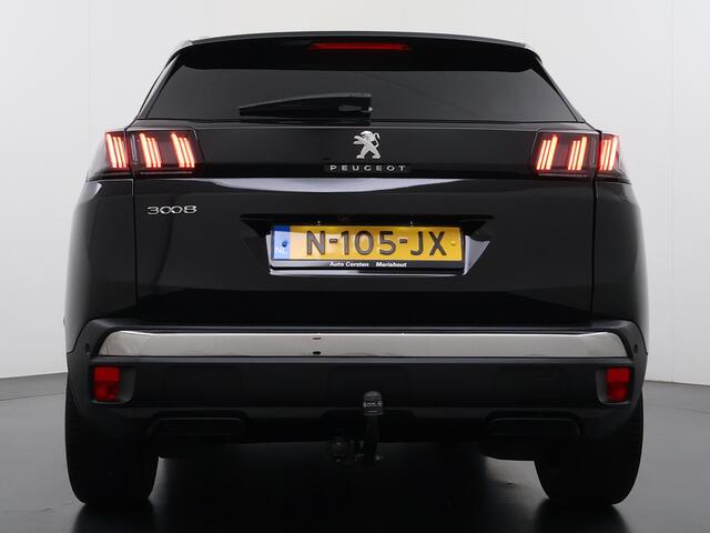 Peugeot 3008 1.2T 131PK AUT. Trekhaak 360°Camera 1/2 Leer 18" Navi Ecc Apple Carplay Android Connected-Apps Cruise Control Pdc Blue Premium Keyless Elek.Achterklep Privacy Glas BordHerkenning Lane Assist Led Lmv 18" Regen-Lichtsensor Bluetooth 1.400KG Trekgewicht Deal