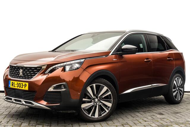 Peugeot 3008 1.2 131 PK PureTech GT Line| D-B Riem is VV | Pano-dak | Trekhaak | Hoge zit en Instap | | Clima | Pdc | Navi | Getint Glas | Carplay - Android | Lichtmetalen velgen 19" |