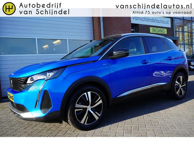 Peugeot 3008 1.2 PURETECH GT ORIGINEEL NEDERLANDS MET NIEUWE DISTRIBUTIERIEM!!! PANORAMADAK ADAPTIEVE CRUISE CAMERA LEDER ANDROID/APPLECARPLAY NAVI 18INCH ELECTR.KLEP PDC V+A FULL LED ENZ...
