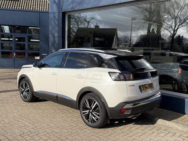 Peugeot 3008 1.6 HYbrid 225 GT | Meest Complete Uitvoering | Afneembare trekhaak 1250 KG | Schuif Kantel Panoramadak | Focal l Alcantara / Massage Stoelen | Full LED | Keyless Pakket | Night Vision | 360 Graden Camera | 19 Inch Velgen | Navigatie | Adaptieve Cruise Co