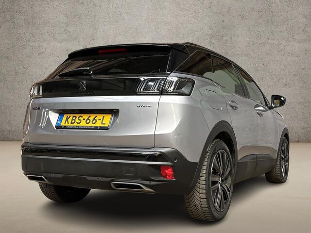 Peugeot 3008 1.6 HYbrid 225 GT 225Pk Automaat (PANORAMADAK, APPLE CARPLAY, GROOT NAVI, LEDER/ALCANTARA, STOELVERWARMING, 360 CAMERA, ADAPTIVE CRUISE, GETINT GLAS, NIEUWSTAAT)