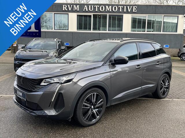 Peugeot 3008 1.6 HYbrid 225 GT Pack Business PANO | BLACK PACK | CAMERA VOOR + ACHTER | ADAPTIVE CRUISE | DODE HOEK SENSOR | ELEK. ACHTERKLEP | STOELVERWARMING| FOCAL AUDIO
