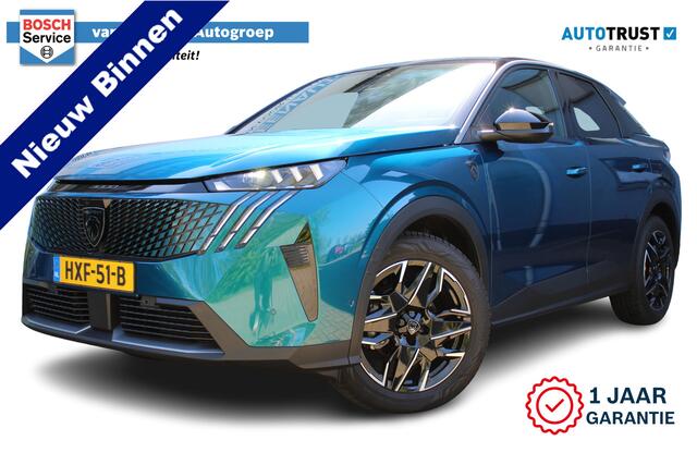 Peugeot 3008 1.2 Hybrid 145 GT Exclusive | Incl. 12 maanden Garantie | 1e Eigenaar | Stoelmassage | Afneembare trekhaak | 360* Camera | Elektrisch verstelbare stoelen met memory | Stoelverwarming Voor + Achter | Keyless Go | Elektrische kofferbakklep | Draadloze telef