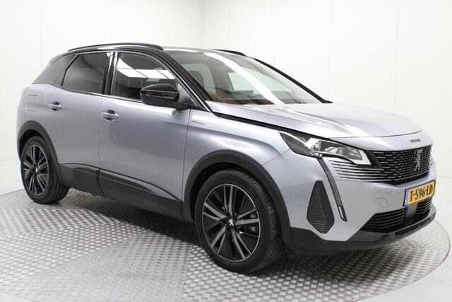 Peugeot 3008 1.6 HYbrid4 300 GT | climate | navi | electr. panoramadak | elektr. achterklep | pdc v/a+camera | carplay | dode hoek | stoelverw. | cruise | bluetooth | adaptieve druise