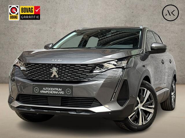 Peugeot 3008 1.6 HYbrid 225 Allure 225Pk Automaat (APPLE CARPLAY, GROOT NAVI, 360 CAMERA, LEDER, KEYLESS, SPORTSTOELEN, ELEK ACHTERKLEP, GETINT GLAS, NIEUWE APK, NIEUWSTAAT)