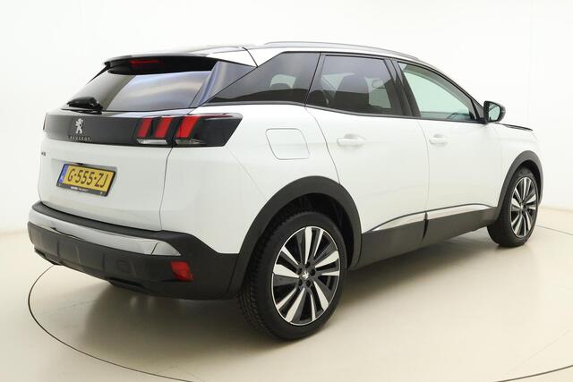 Peugeot 3008 1.2 PureTech Blue Lease Premium | Cruise control | Achteruitrijcamera | Parkeersensoren | Elektrische achterklep | Keyless entry | Halflederen bekleding | Apple/Android Carplay | Airco | Lane-keeping systeem | Hill hold
