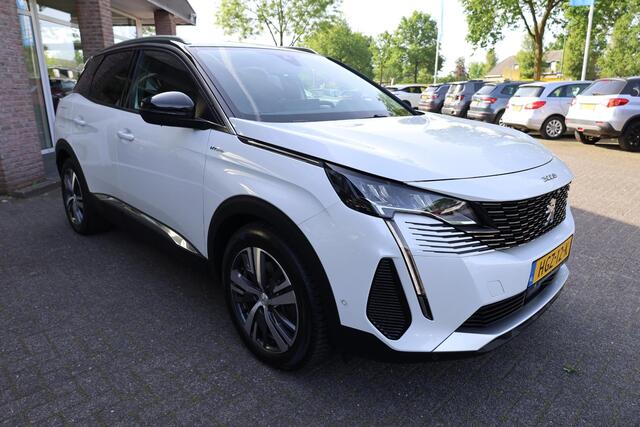 Peugeot 3008 1.6 HYbrid 225 Blue Lease GT TREKHAAK-AFN 360-CAMERA CARPLAY DAB SFEERVERLICHTING 18"LMV DUO-TONE i-COCKPIT HALFLEER LED