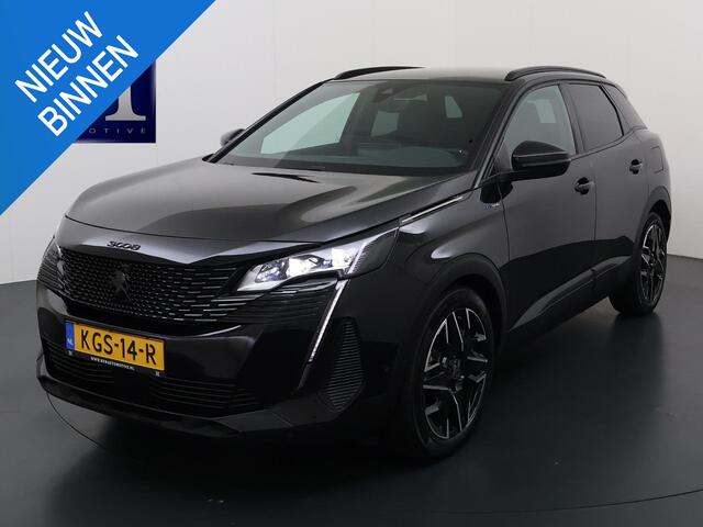 Peugeot 3008 1.6 HYbrid 225 GT PHEV | BLACK PACK | 19 INCH | ELEKTRISCHE KOFFERBAK | FOCAL AUDIO | ACHTERUITRIJCAMERA MET 180° VIEW | STOELVERWARMING | ALCANTARA | RIJKLAAR GELEVERD MET 12 MND BOVAG GARANTIE |