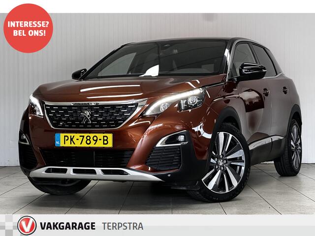 Peugeot 3008 1.6 e-THP GT Line/ DEALER ONDERHOUDEN!/ Automaat/ Virtual Dashb./ Two-Tone/ 19'' LMV/ LED Koplampen/ LEDER/ Apple + Android/ Stoelverw./ Lane-Assist./ Dode-Hoek DET./ Zwarte-Hemel/ Elek. Kofferklep/ Camera.