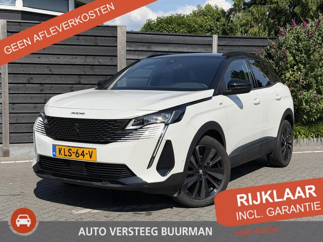 Peugeot 3008 GT 1.2 PureTech 130PK EAT8 Automaat Black Pack, Navigatie, Achteruitrijcamera, Keyless, Stoelverwarming, Elektrische Kofferklep