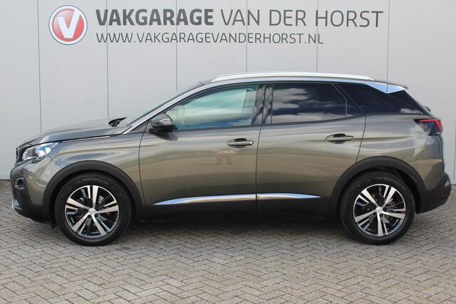 Peugeot 3008 1.6-165pk e-THP Allure AUTOMAAT ! Trekgewicht 1.550kg ! Autm. airco dual, camera, digitaal dashboard, navigatie, telefoonvoorb., trekhaak, LM wielen, metallic lak, privacy glass, cruise cntrl, elektr. achterklep etc.