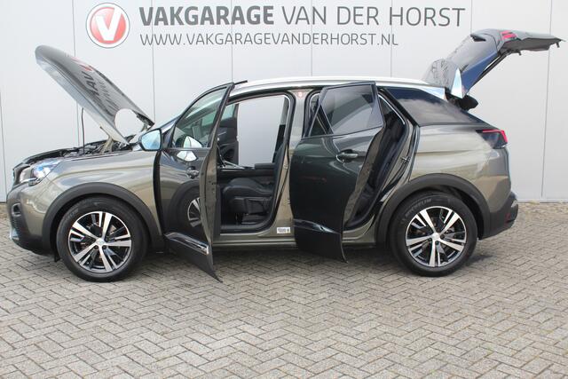 Peugeot 3008 1.6-165pk e-THP Allure AUTOMAAT ! Trekgewicht 1.550kg ! Autm. airco dual, camera, digitaal dashboard, navigatie, telefoonvoorb., trekhaak, LM wielen, metallic lak, privacy glass, cruise cntrl, elektr. achterklep etc.