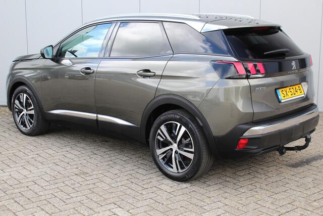 Peugeot 3008 1.6-165pk e-THP Allure AUTOMAAT ! Trekgewicht 1.550kg ! Autm. airco dual, camera, digitaal dashboard, navigatie, telefoonvoorb., trekhaak, LM wielen, metallic lak, privacy glass, cruise cntrl, elektr. achterklep etc.