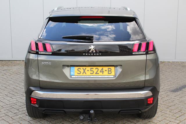 Peugeot 3008 1.6-165pk e-THP Allure AUTOMAAT ! Trekgewicht 1.550kg ! Autm. airco dual, camera, digitaal dashboard, navigatie, telefoonvoorb., trekhaak, LM wielen, metallic lak, privacy glass, cruise cntrl, elektr. achterklep etc.
