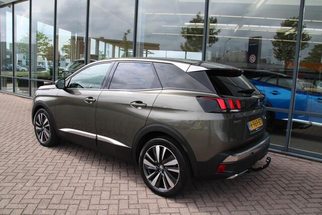 Peugeot 3008 1.2 PureTech 130pk Blue Lease Premium Avantage Aut Airco Navi Camera Carplay Trekhaak Zeer mooi