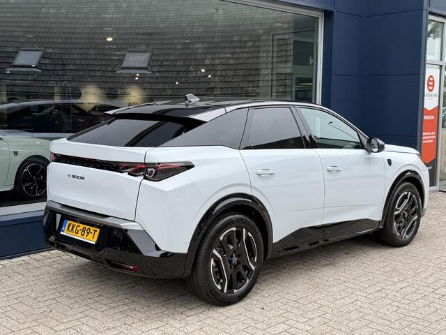 Peugeot 3008 e-3008 GT Avantage 210 73 kWh | Nieuwe Auto | Tot 8 jaar Garantie | 525 KM WLTP | Alcantara Bekleding | Stoel & Stuurverwarming + Massage | LED Matrix Verlichting | Navigatie | 20" Lichtmetalen Velgen | 360 Graden Camera | Dode Hoek Detectie | Adaptieve C