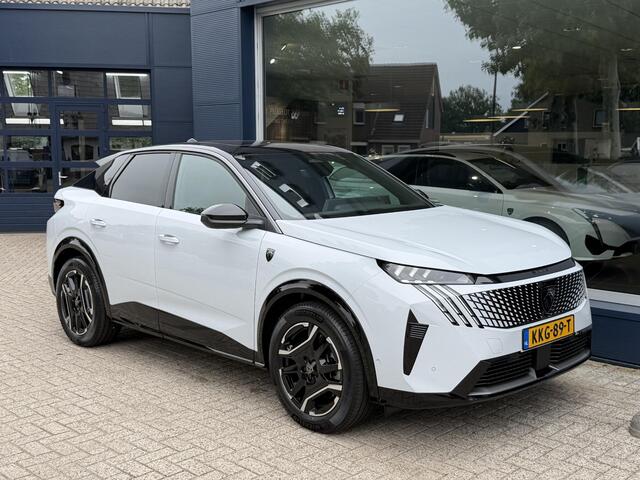 Peugeot 3008 e-3008 GT Avantage 210 73 kWh | Nieuwe Auto | Tot 8 jaar Garantie | 525 KM WLTP | Alcantara Bekleding | Stoel & Stuurverwarming + Massage | LED Matrix Verlichting | Navigatie | 20" Lichtmetalen Velgen | 360 Graden Camera | Dode Hoek Detectie | Adaptieve C